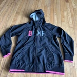 Fxr Snowmobile Jacket Womens Size Large Black And Pink! Full Zip Light Weight. Fixed Price $29.99.