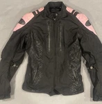 Joe Rocket Women S Motorcycle Jacket Black Pink Atomic 4.0 Removable Armor. Fixed Price $69.99.