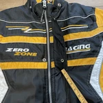 Snowmobile Racing Jacket Kids Size Large Zero Zone Black Yellow Pockets Ski. Fixed Price $18.73.