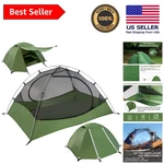 Polaris 2-PERSON Ultralight Waterproof Backpacking Tent Easy Setup, 3 Season. Fixed Price $121.56.