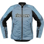 Icon Overlord 3 Jacket - Blue Women's Size Medium. Fixed Price $200.00.