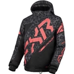 Fxr Youth Cx Insulated Snowmobile Jacket Black Cheetah/melon Size 14. Fixed Price $266.19.