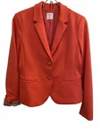 Gap Academy Blazer Women Diva Pink Bright Color Two Button Jacket Lined Sz 8 Euc. Fixed Price $34.99.