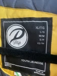 Drift Youth Boy Yellow And Gray Hooded Windbreaker Jacket Size Xl. Fixed Price $17.00.