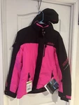 Castle X G3 Women's Powder Jacket - Pink Glo/black Size Medium New With Tags. Fixed Price $175.00.