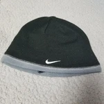 Nike Reversible Beanie Hat Black Gray Fleece Knit Swoosh Thermal Mens One Size. Fixed Price $9.99.