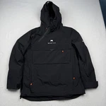 Montec Dune FW20 Jacket Mens Medium Black Hooded Ski Snowboard Anorak Pullover. Fixed Price $139.99.