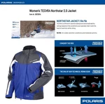 Polaris Women's Northstar 2.0 TECH54 Waterproof Snowmobile Jacket, Blue- Md. Fixed Price $219.99.