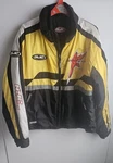 Hjc Avs Snowmobile Racing Cirotech Yellow Puffy Ski Jacket Coat Mens Medium. Fixed Price $50.00.