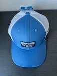 Columbia Unisex Mesh Flexfit Hat Cap PEAK2RIVER One Size Blue White Nwt. Fixed Price $24.99.