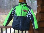 Women's Zr Touring Team Arctic Cat Snowmobile Racing Jacket Medium. Fixed Price $35.00.