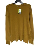 Dsg Honey Brown Waffle Knit Crewneck Shirt Cotton Everyday Casual Mens Xl. Fixed Price $14.34.