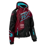 Castle Womens Code G5 Insulated Snowmobile Jacket Crimson/black/turquoise. Fixed Price $432.56.