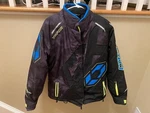 Women's Snowmobile Jacket Castle X Vapor Blue/ Black/hi-vis**new Condition. Fixed Price $65.00.