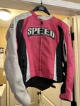 Speed And Strength Women Throttle Bottle Textile Jacket. Fixed Price $75.00.