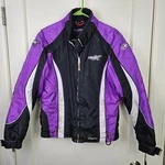 Castle X Riding Jacket Charm Womens Size: Purple Black Racing Snowmobile. Fixed Price $39.99.