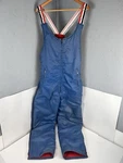 Vintage 70 Polaris Ski Bibs Women Large/xl Snowmobile Blue. Fixed Price $39.99.
