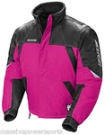 Hjc Ladies Snowmobile Storm Jacket Pink Xs Extra Small Waterproof Sled. Fixed Price $79.99.