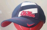 Nike Ole Miss College Blue Dri-fit Elastic Fitted Flexfit Hat LEGACY91 Ncaa. Fixed Price $15.00.