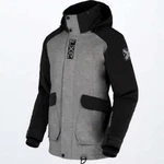 Fxr Women's Ladies Aerial Jacket Coat -snow Winter- Grey Linen/blk Size 12-NEW. Fixed Price $208.95.