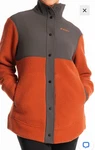 Klim Women's High Pile Mountain Fleece Jacket Orange Navy Womens Med. Fixed Price $39.69.