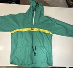 Cb Sport Jacket Mens Large Green Anorak Hooded 1/4 Zip Ski Vintage Windbreaker. Fixed Price $30.99.