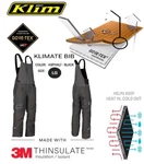 Men's Klimate Snowmobile Trail Use Insulated Bib, Asphalt Black. Fixed Price $399.99.