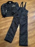 Vintage Ski-doo Everest Bombardier Jacket & Snow Pants Mens Size 40 Black 2PC. Fixed Price $250.00.
