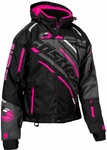 Castle X React Womens Snow Jacket Black/pink/charcoal. Fixed Price $349.99.