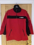 Genuine Yamaha Racing Paddock Red Team Wear Zip Up Fleece Jacket Size. Fixed Price $53.67.