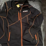 Fxr Men's Jacket Elevation Tech Extreme Performance Zip Up Black & Orange 2XL. Fixed Price $92.87.
