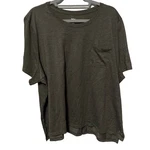 Dsg Women Plus Activewear Casual Gray Short Sleeve Cropped Tee Front Pocket 2XL. Fixed Price $8.40.