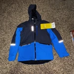 New Ski Doo Brp Jacket Particle Teen Logo Winter Insulated Size 16 Blue. Fixed Price $99.99.