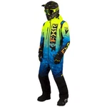Fxr Helium Lite Snowmobile Monosuit Shell Blue/hi-vis Fade/inferno. Fixed Price $474.99.