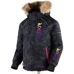 Fxr Snowmobile Child & Youth Fresh Insulated Jacket - Black Camo/neon Fusion. Fixed Price $306.12.