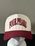 Vintage 1996 Pin Stripe Four Peak Snapback Hat. Fixed Price $18.04.