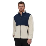 Ski-doo Teddy Fleece Jacket Ivory Navy Men Sz Large. Fixed Price $69.98.
