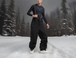 Ski-doo Mens Vasa Highpants Snowmobile Bibs Exofloat System Black. Fixed Price $175.00.