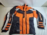 Arctic Cat V-tex Snow Mobile Jacket Mens Orange Small. Fixed Price $85.00.