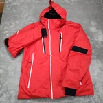 Obermeyer Rush Jacket Mens Xl Red Insulated Ski Hooded Recco Primaloft 20/35. Fixed Price $99.99.