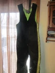Men's Vtg Arctic Enterprises Cat Artic Wear Black Snowmobile Bibs Tall. Fixed Price $29.99.