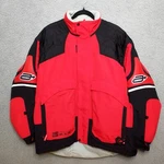 Arctiva Tracker Jacket Mens Snowmobile Riding Red Black Waterproof Insulate. Fixed Price $43.60.