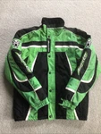 Snowmobile Jacket Girls Youth 12 Arcticwear Catgirl Green Quilted Euc. Fixed Price $59.95.