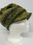 Beanie Stocking Cap Visor Bill Knit Skull Hat Brim Green 100% Acrylic New. Fixed Price $6.00.