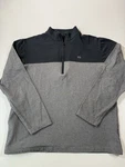 Travis Mathew Jacket Mens Large Gray Black 1/4 Zip Performance Pullover Stretch. Fixed Price $29.99.