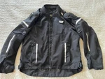 Cortech Hyper-flo Air 2.0 Mens Textile Motorcycle Jacket Black/white. Fixed Price $90.00.