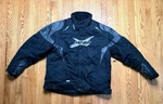 Ski-doo Team Snowmobile Jacket Mens Xl Black Gray Brp Cresta Insulation. Fixed Price $79.95.