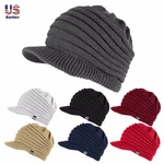 Unisex Winter Visor Beanie Knit Hat Cap Crochet Women Ski Thick Warm Acrylic. Fixed Price $12.99.