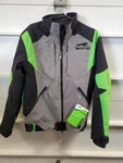 New Arctic Cat Peak Grey Green Insulated Mens Small Jacket Snowmobile Ski Artic. Fixed Price $179.79.