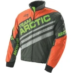 Arctic Cat Youth Team On-track Insulated Jacket -gray/org/grn- C14 # 5281-265. Fixed Price $149.95.